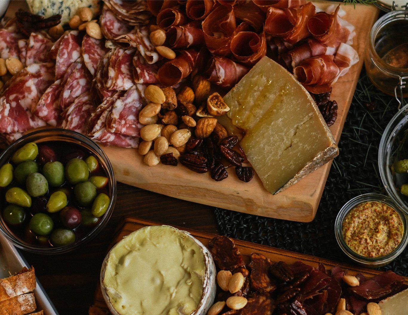 Charcuterie 101: 3 meats, 3 cheeses