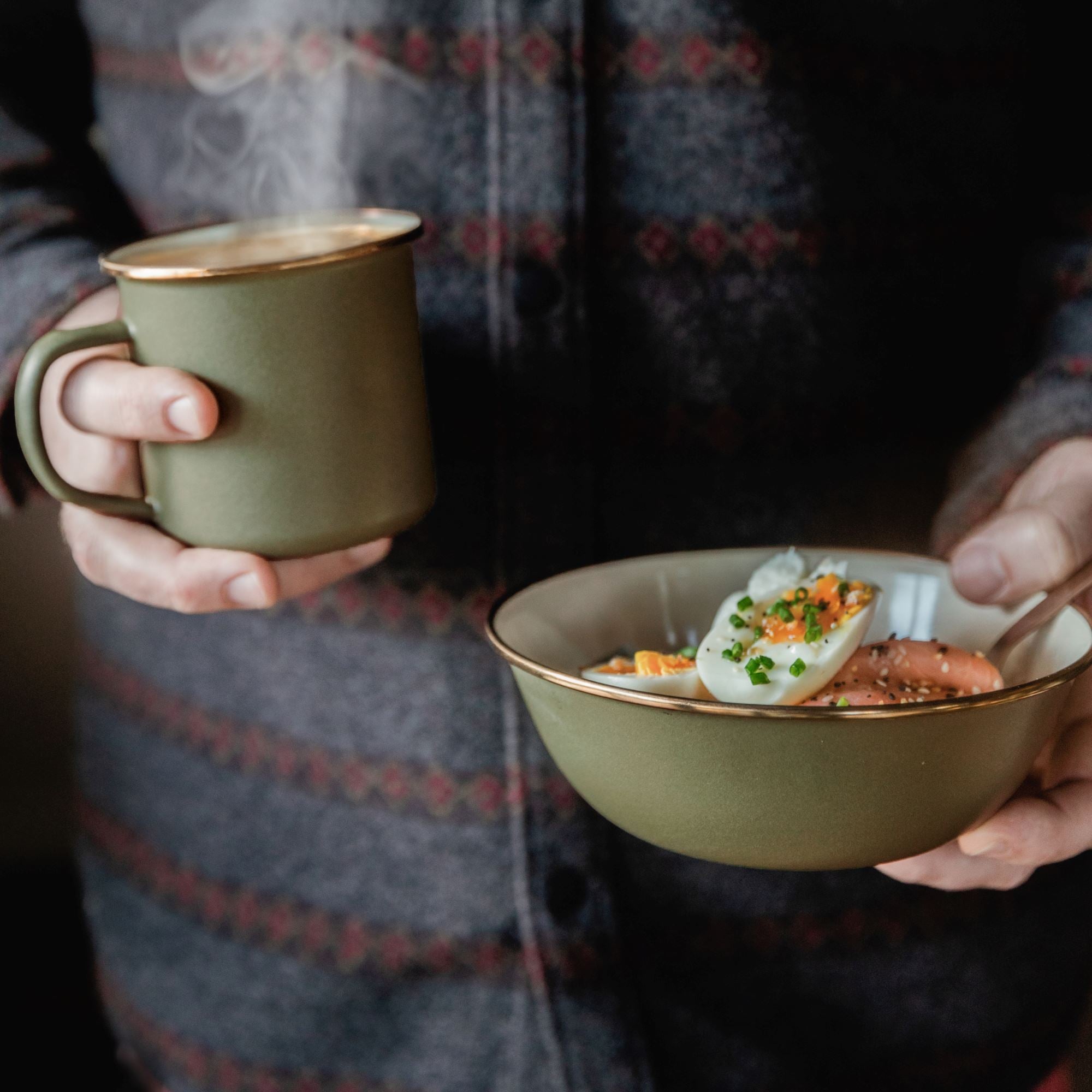Enamelware 2-Tone Camp Basics Bundle