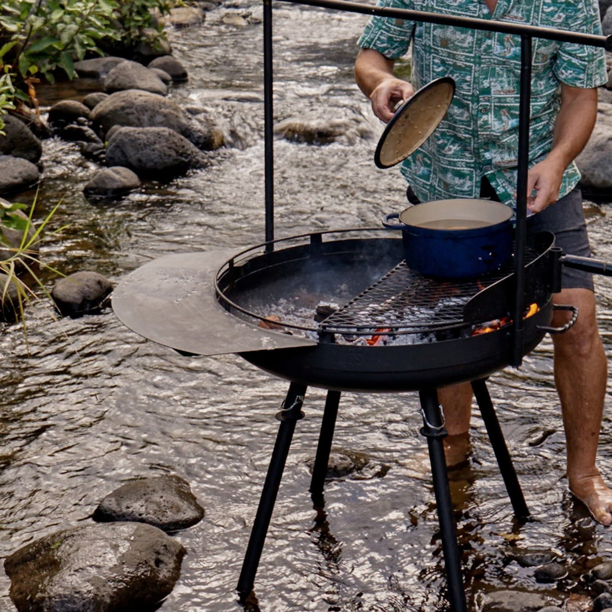 Cowboy Fire Pit Grill - 30" Premier Bundle