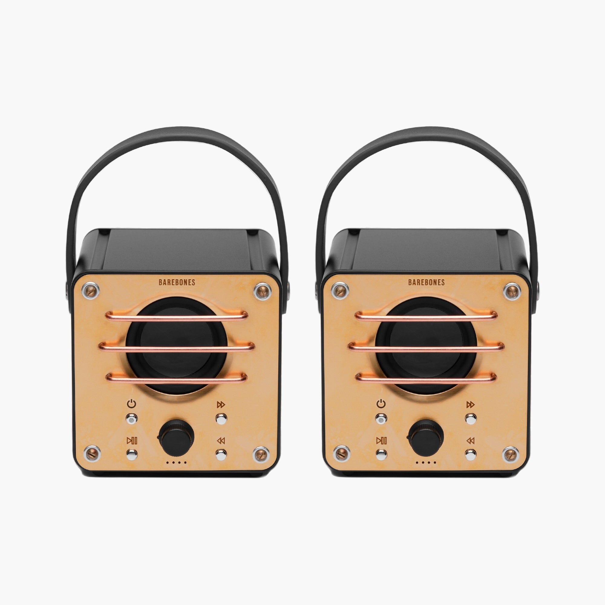 Block Tower Speaker 2-Pack | Vintage-Inspired Stereo Wireless