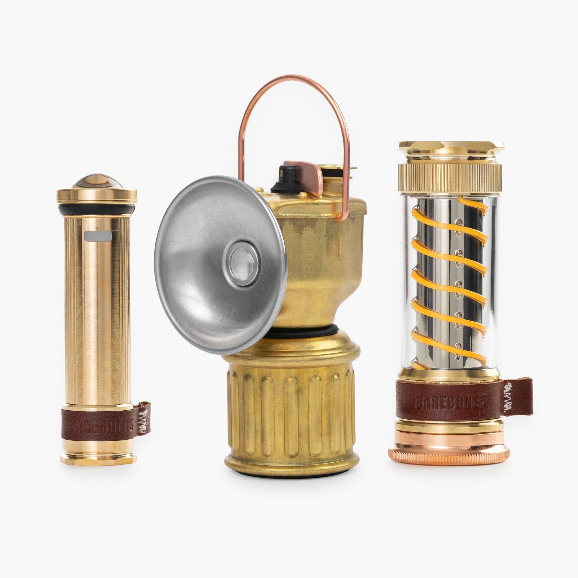 Barebones Brass Lighting Bundle | Edison, Miners & Mini