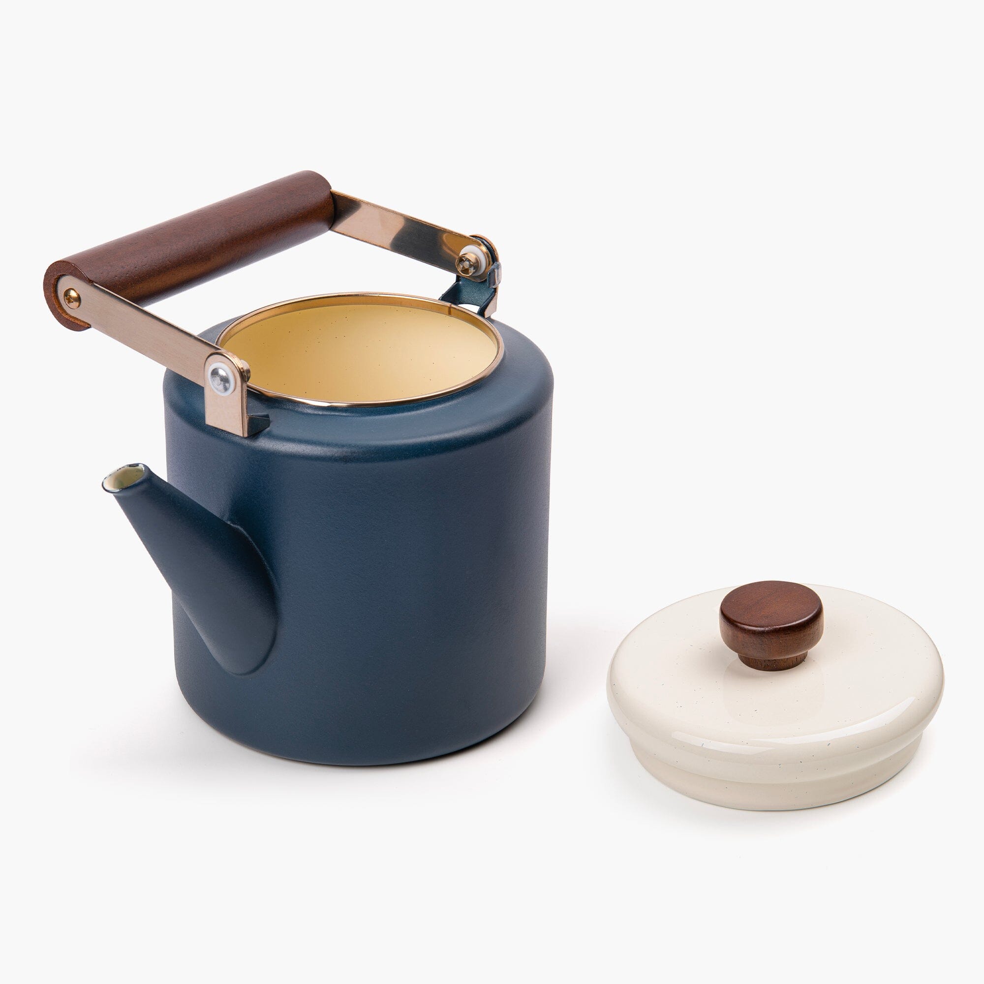 Enamel 2-Tone Kettle Indigo Blue – Barebones