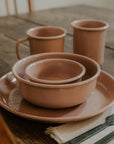 Rolled Enamelware Bowl Set