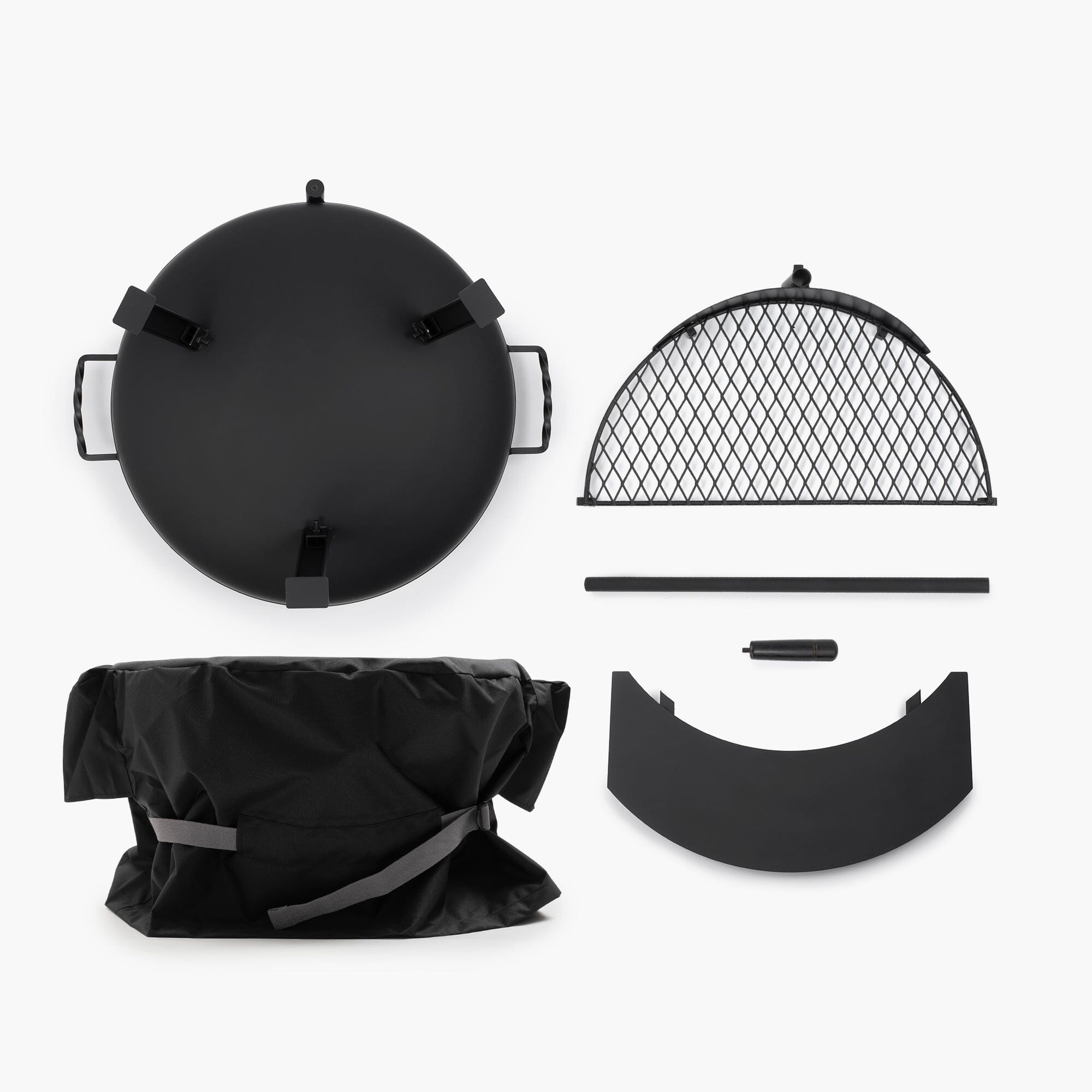 Cowboy Fire Pit Grill - 23" Bundle