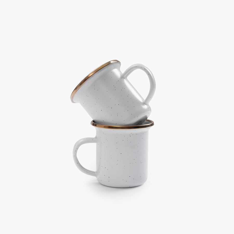 enamel espresso cup set
