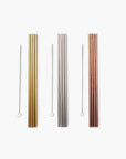 Porter Reusable Metal Straw Set