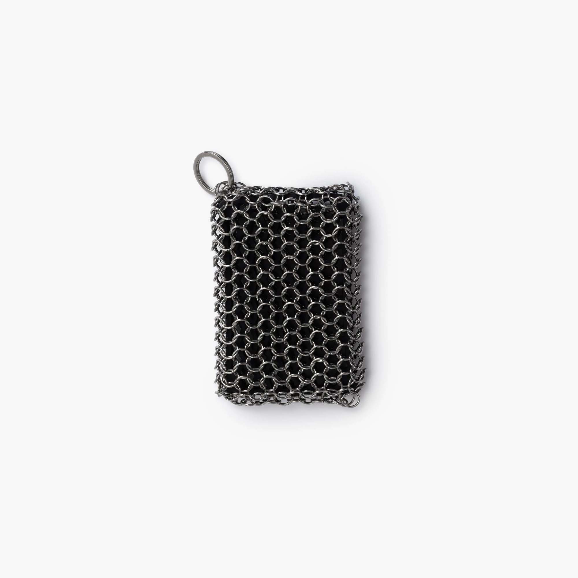 Stainless Steel Mesh Bag Silicone Cleaning Brush Scrubber