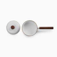 Enamel Saucepan - Eggshell