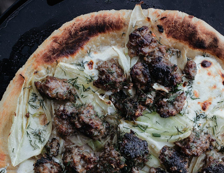 Cast-Iron Pizza With Fennel and Sausage Recipe