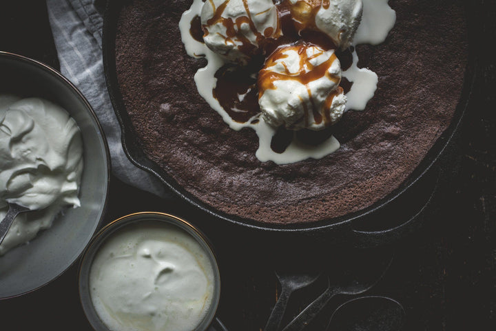 Espresso Skillet Brownies & Irish Coffee For Father’s Day
