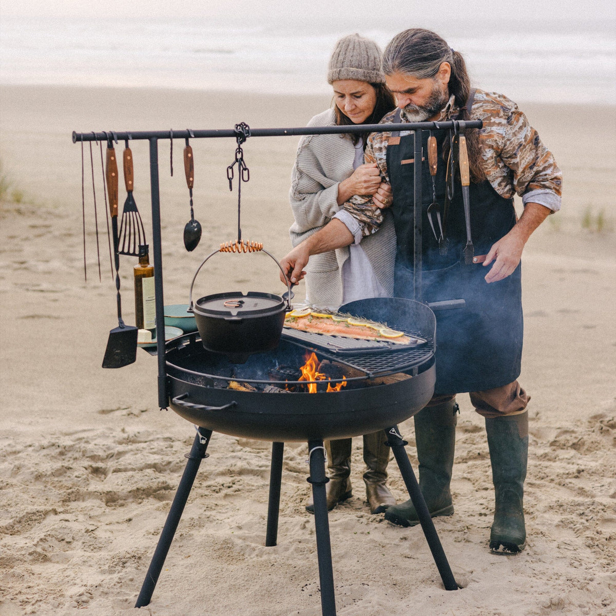 Barebones Essential Grilling Tools | 3‑Piece Bundle