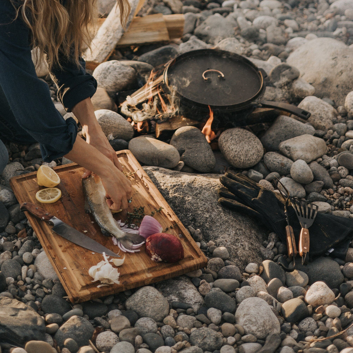 Barebones Essential Grilling Tools | 3‑Piece Bundle