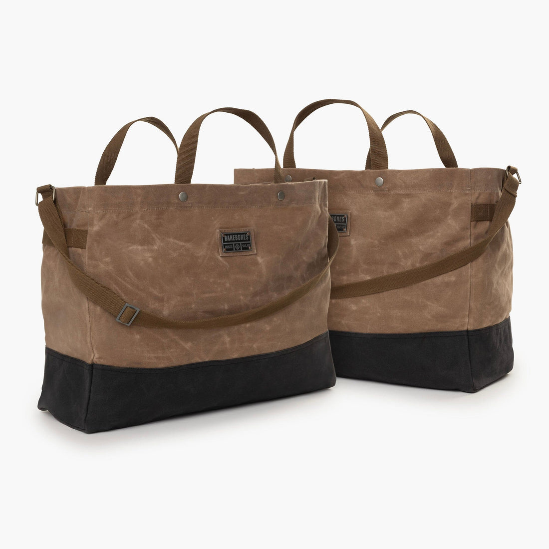 Waxed Canvas Giant Tote 2 Pack Barebones