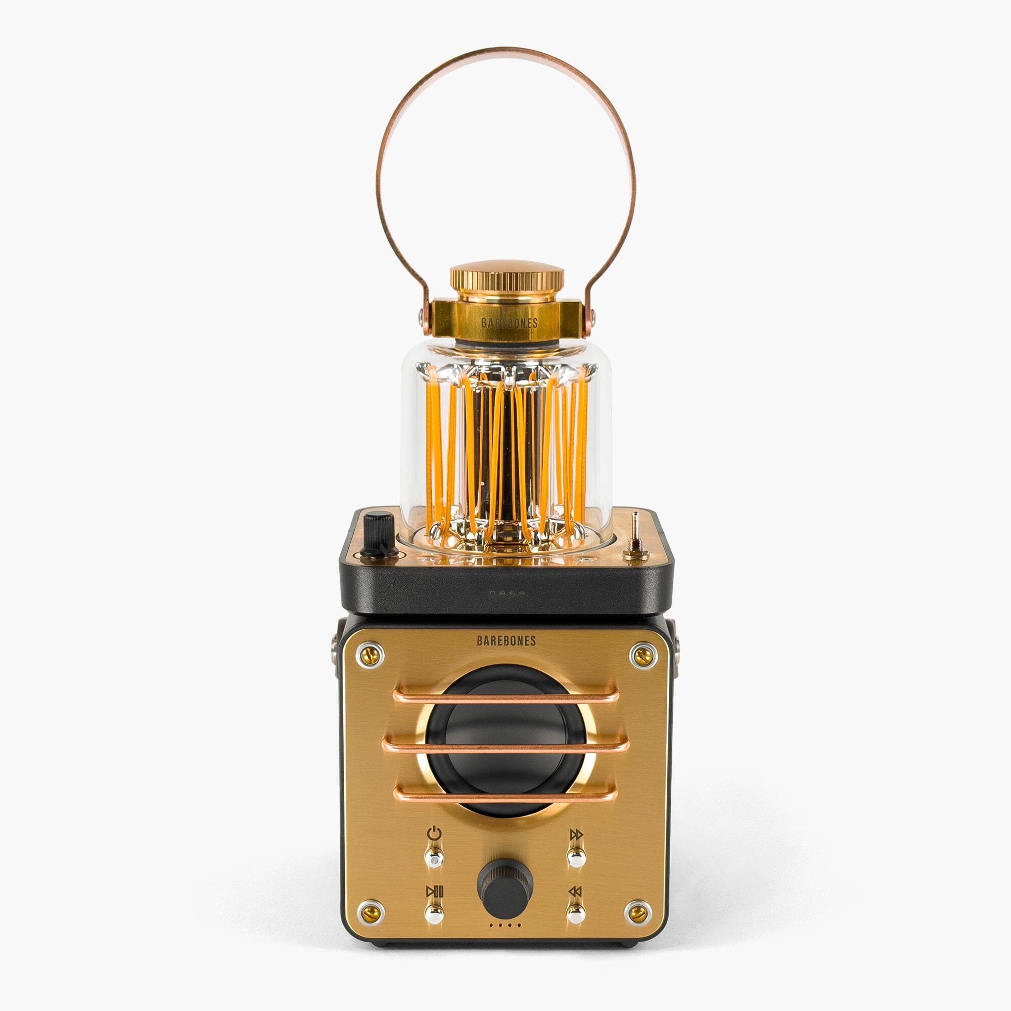 ①Block Tower Speaker②Block Tower Lantern Block Tower Lantern + Speaker Bundle | Vintage-Style Light & Sound