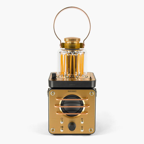 Block Tower Lantern + Speaker Bundle | Vintage-Style Light & Sound