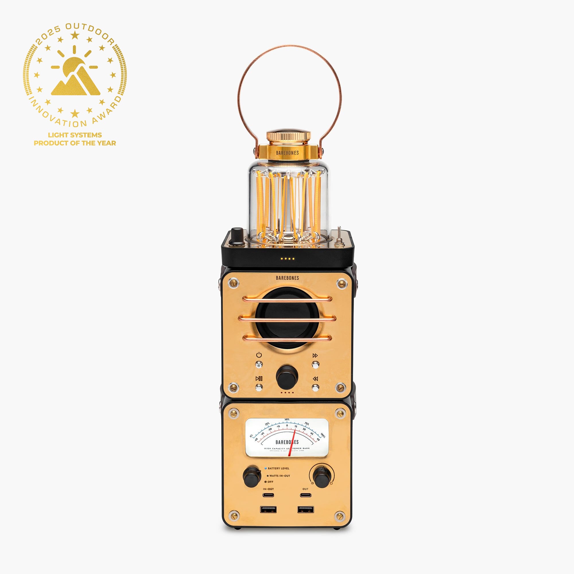 Barebones Block Tower System | Light, Speaker & Power in One