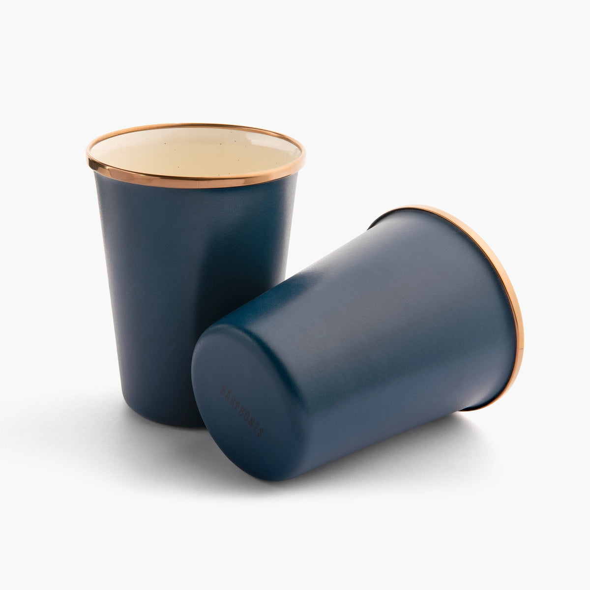 Enamel 2 Tone Tall Cup Set Indigo