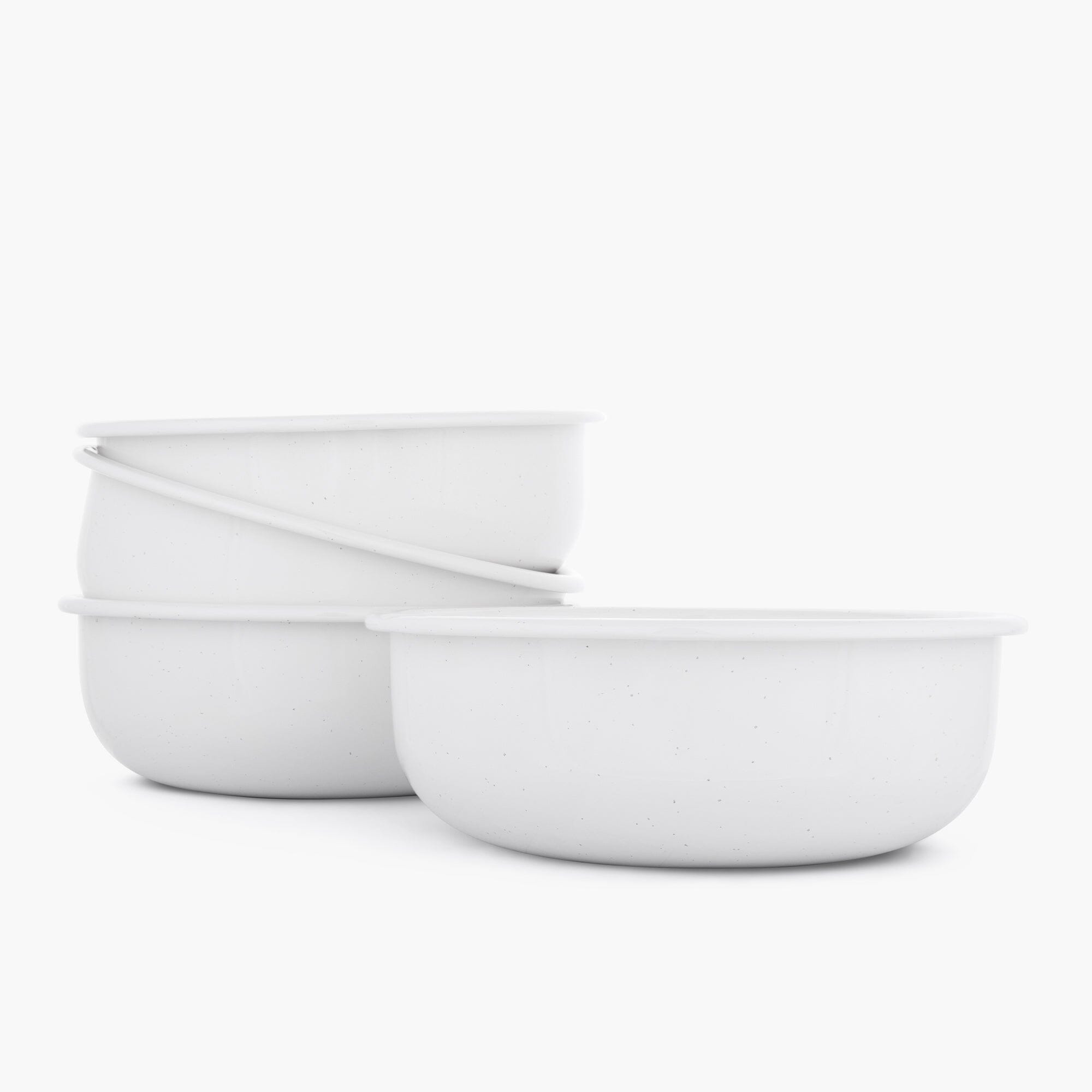 Barebones Living Rolled Enamelware Bowl - Thumbnail 2