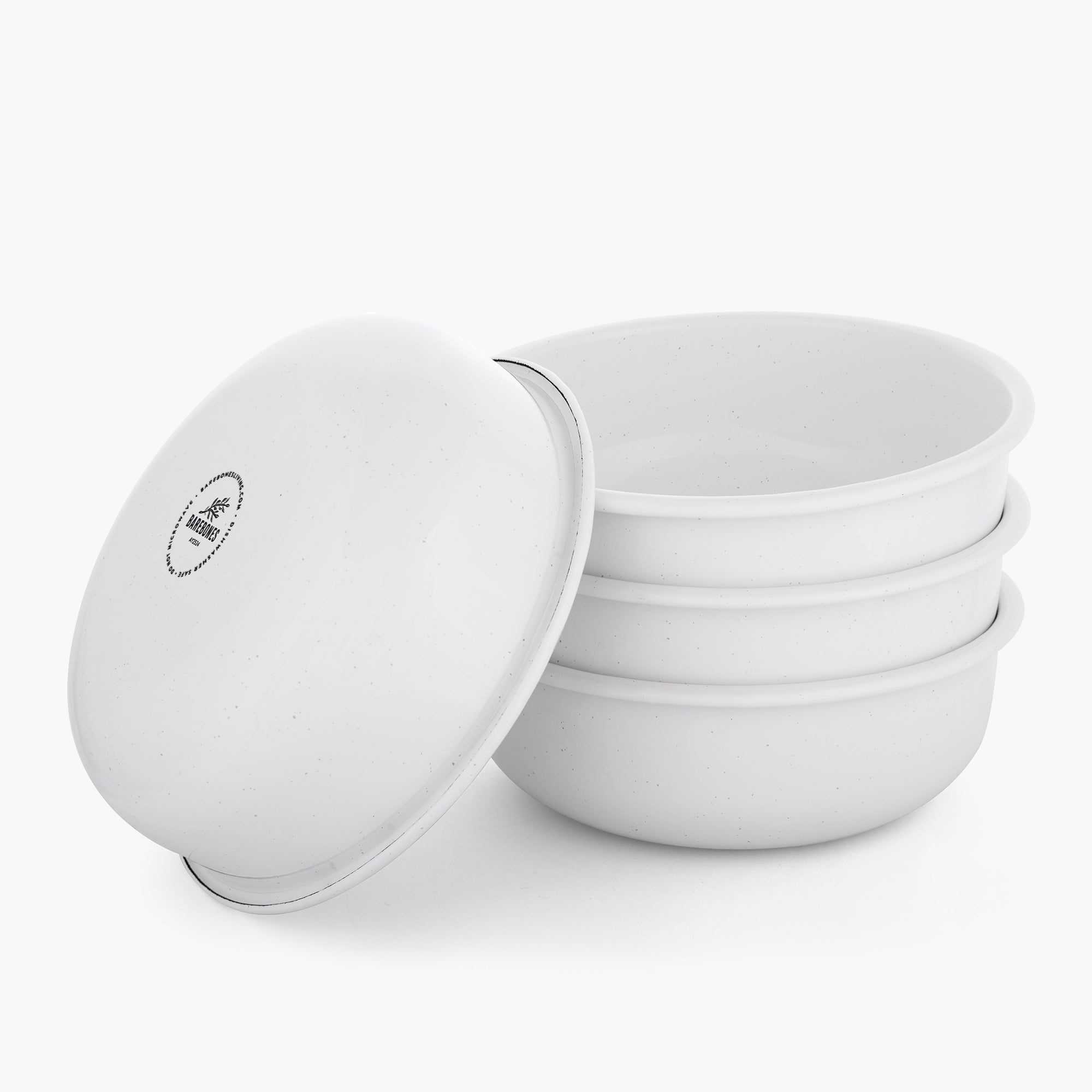 Barebones Living Rolled Enamelware Bowl - Thumbnail 4