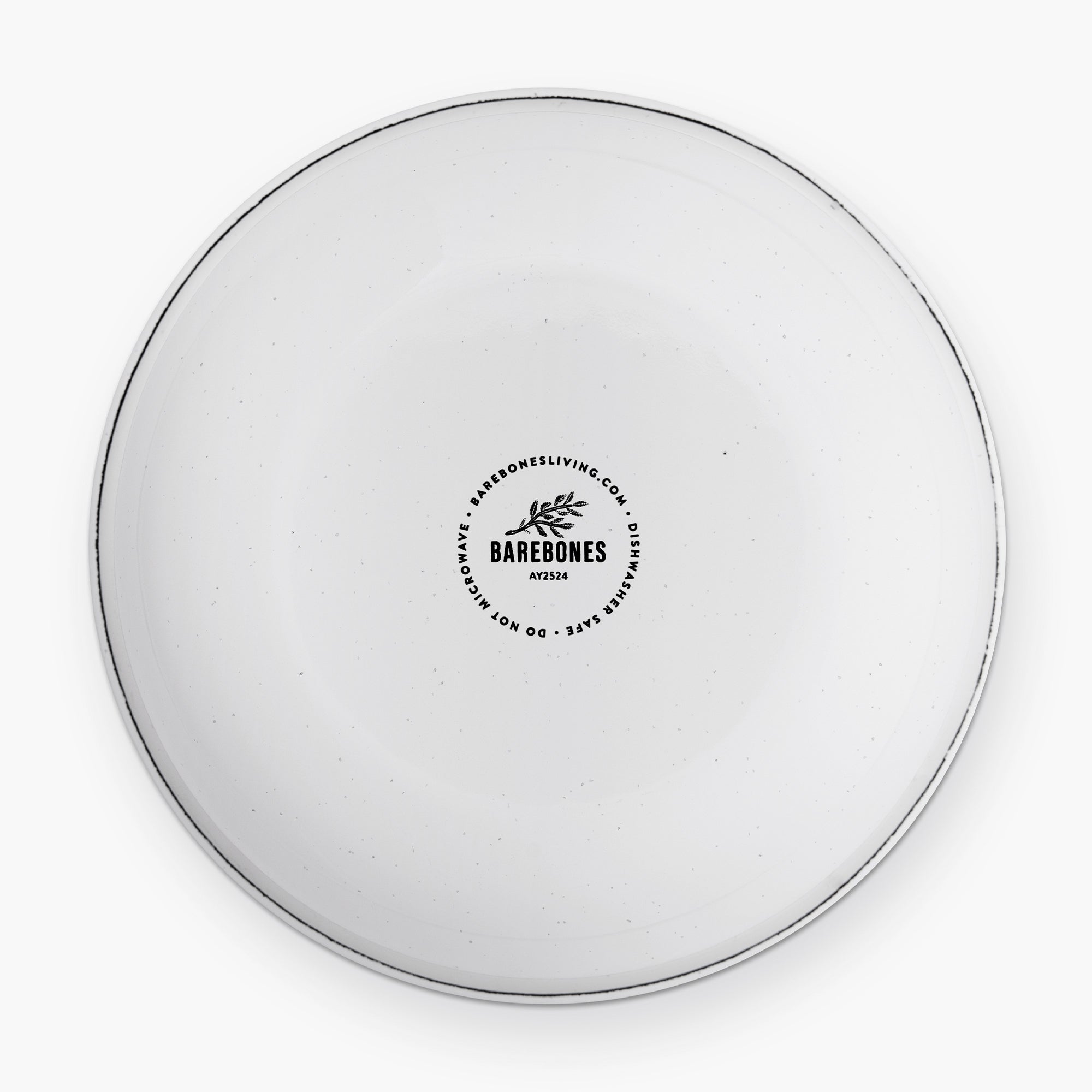 Barebones Living Rolled Enamelware Bowl