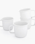 Rolled Enamelware Mug Set