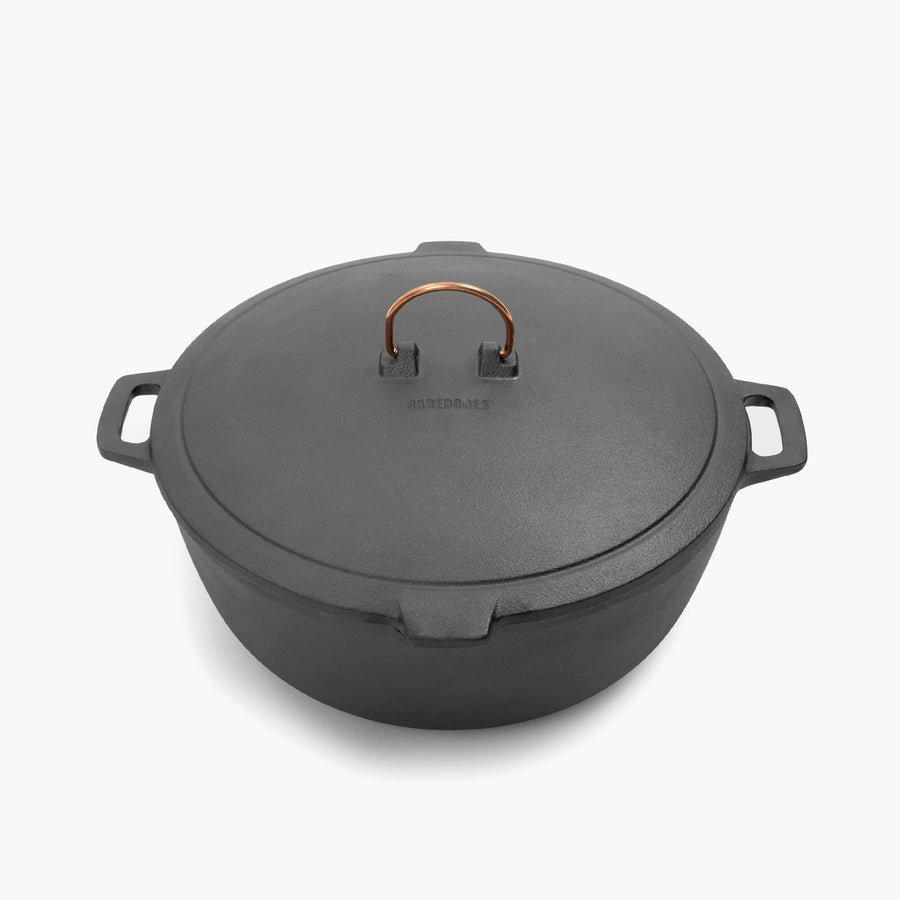 Enamel Lined Cast Iron Crock Pot