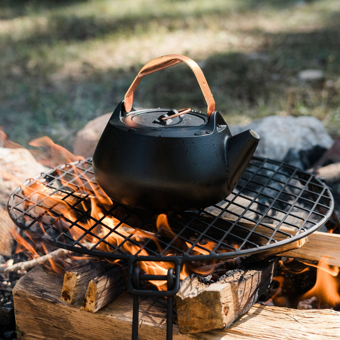 Vintage cast iron tea kettle hotsell