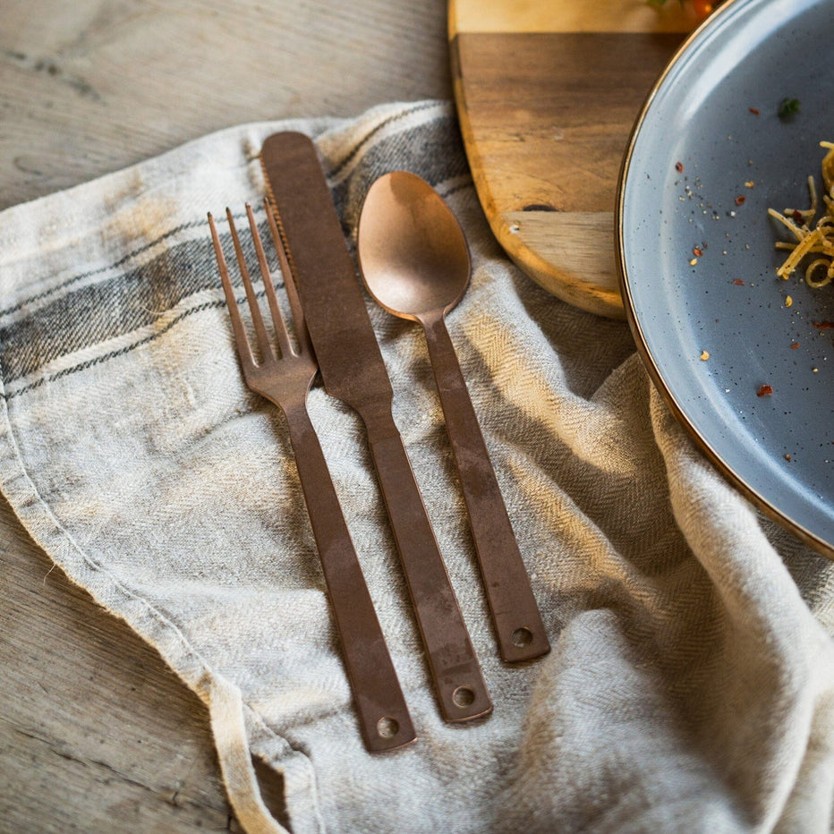 Barebones Cookware Set Barebones Flatware | Camp Utensils | Patio Set
