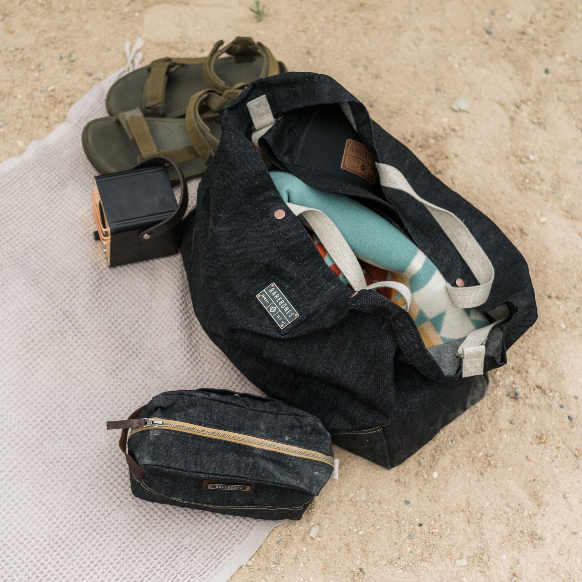 Neelum 40L Giant Tote 2-Pack - Denim - Thumbnail 5