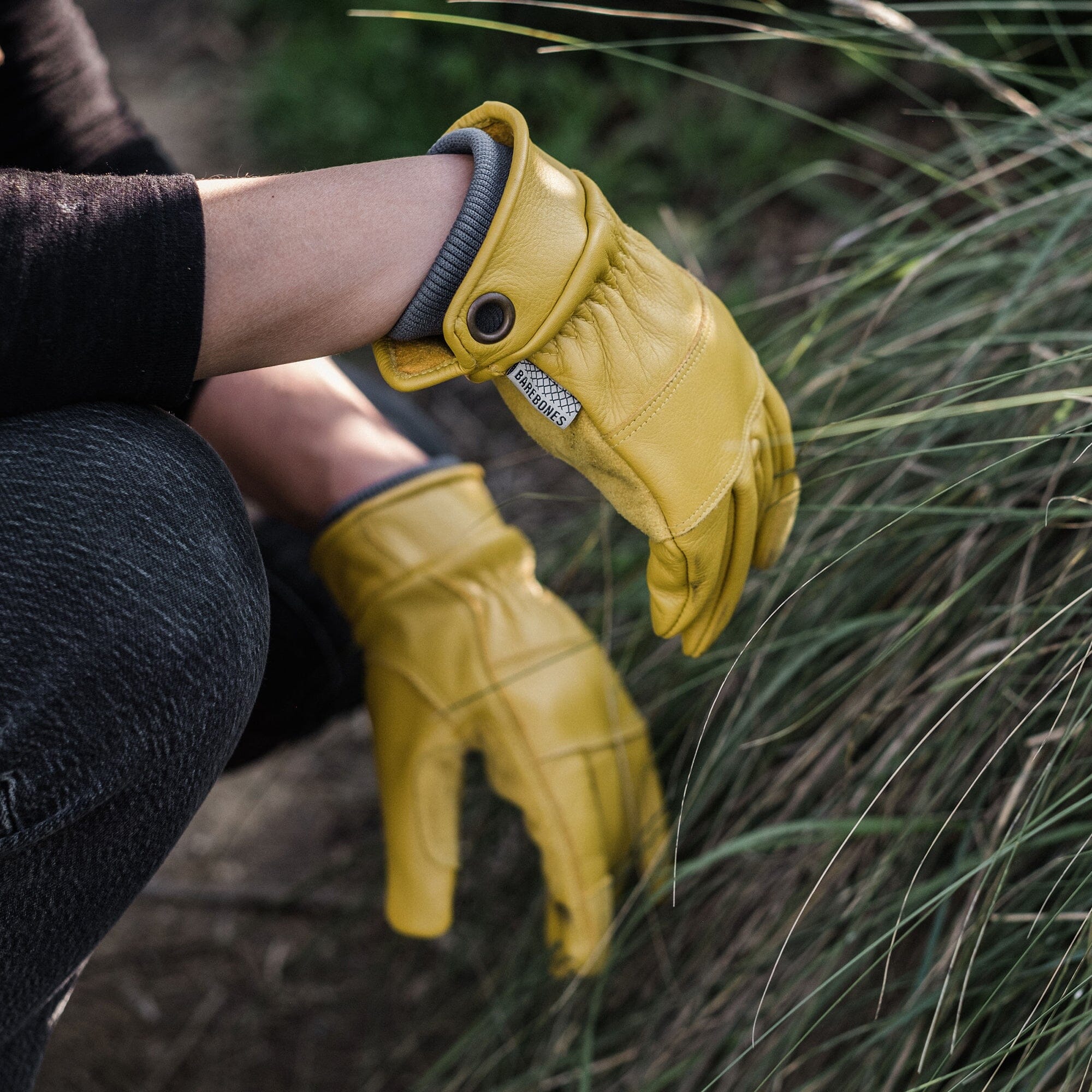 小物 French military glove French Army Olive Drab Leather Gloves | Keep Shooting