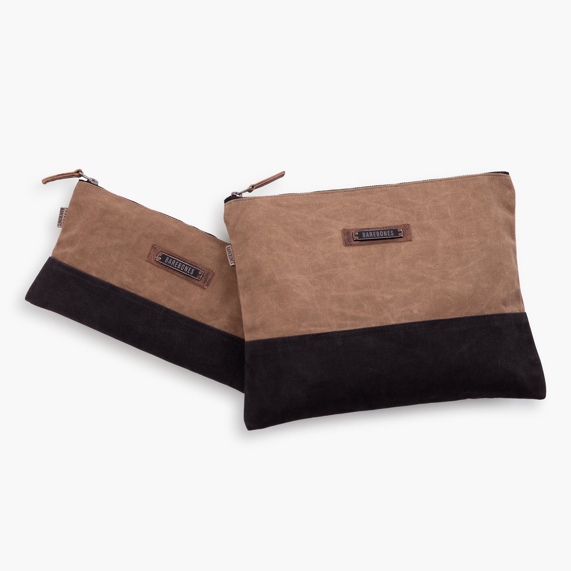 Neelum Zipper Pouch - Khaki - Thumbnail 2
