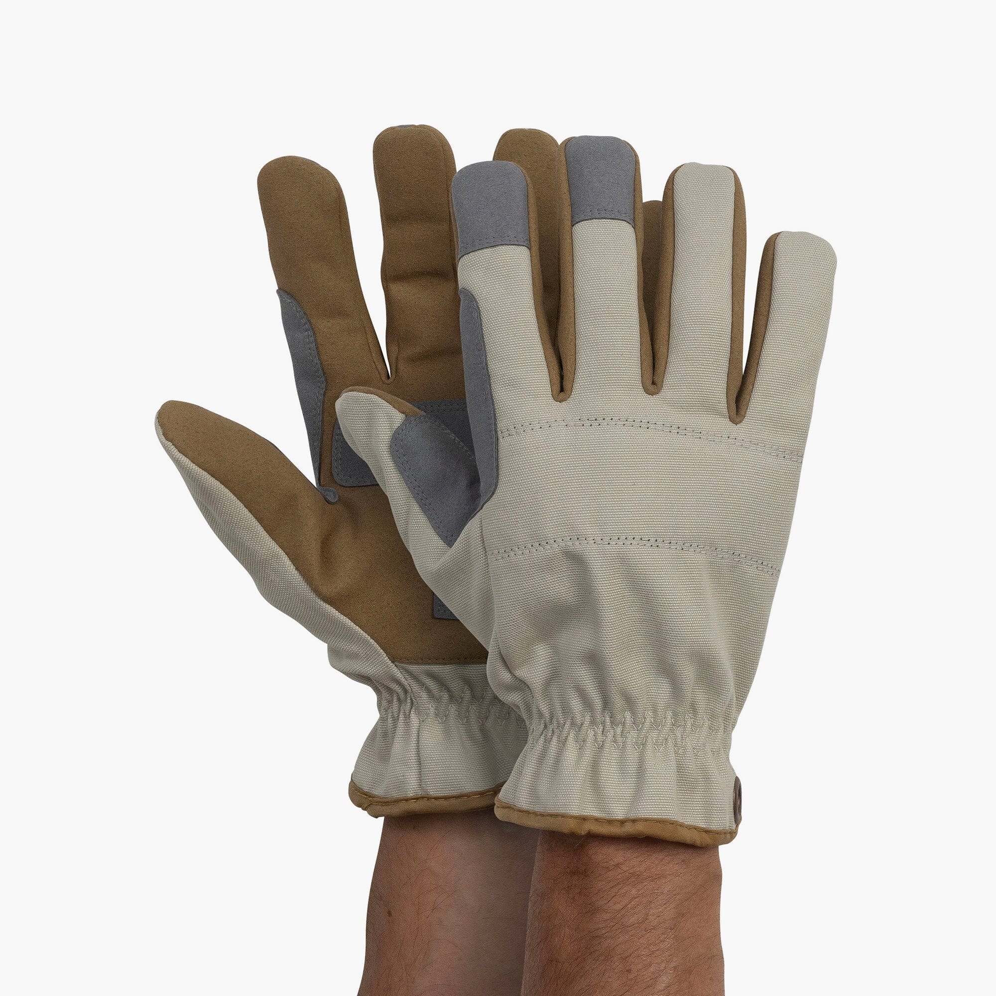 legacy gardens leather gardening gloves Barebones Leepa Garden Glove Stone XL