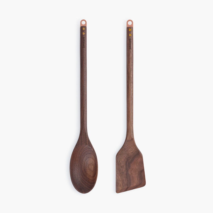 Barebones Cookware Set Walnut Spoon & Spatula Set – Barebones