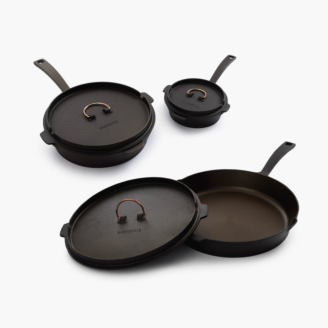 All-in-One Cast Iron Skillet - Three Sizes Available
