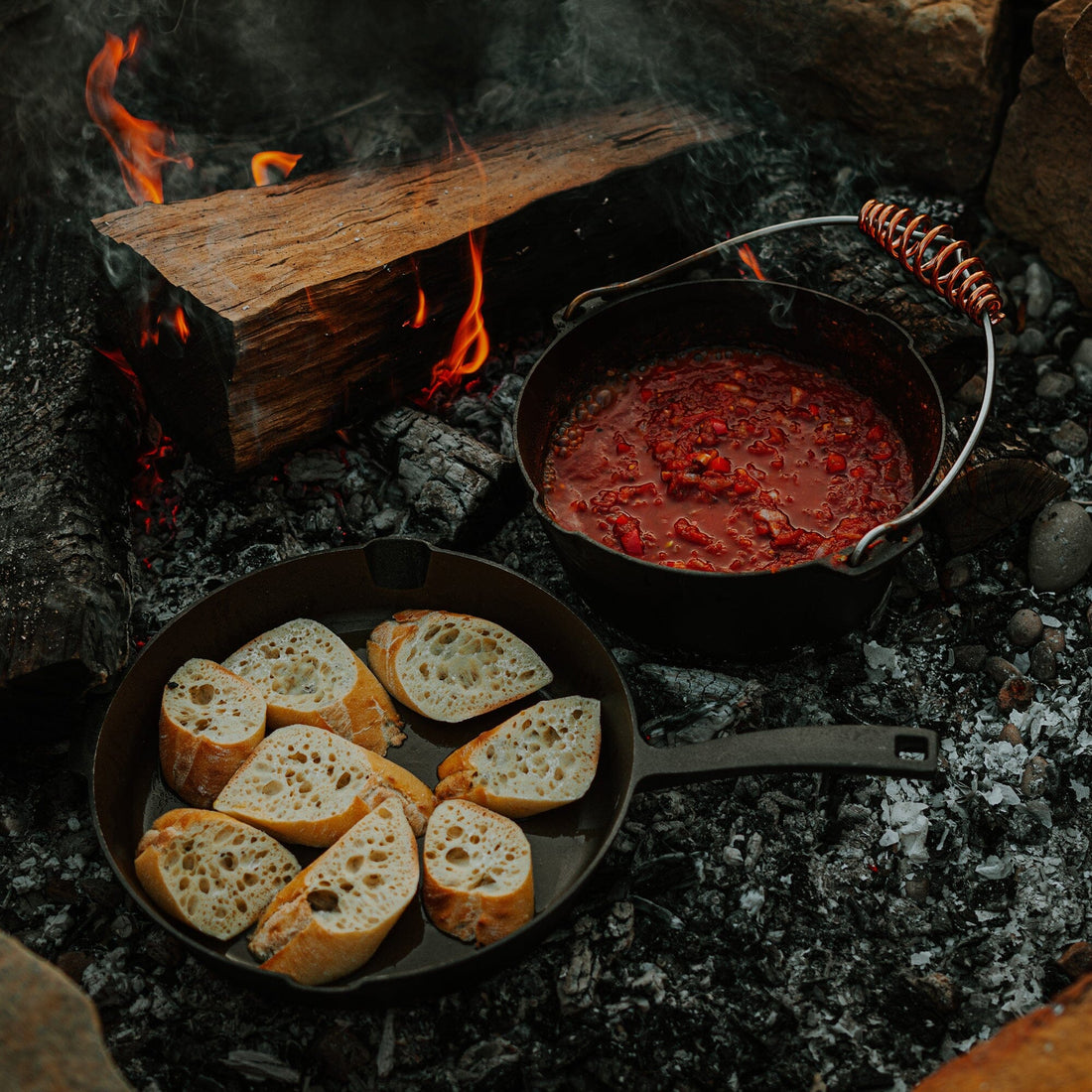 Barebones Polished Cast Iron Dutch Oven - 4qt