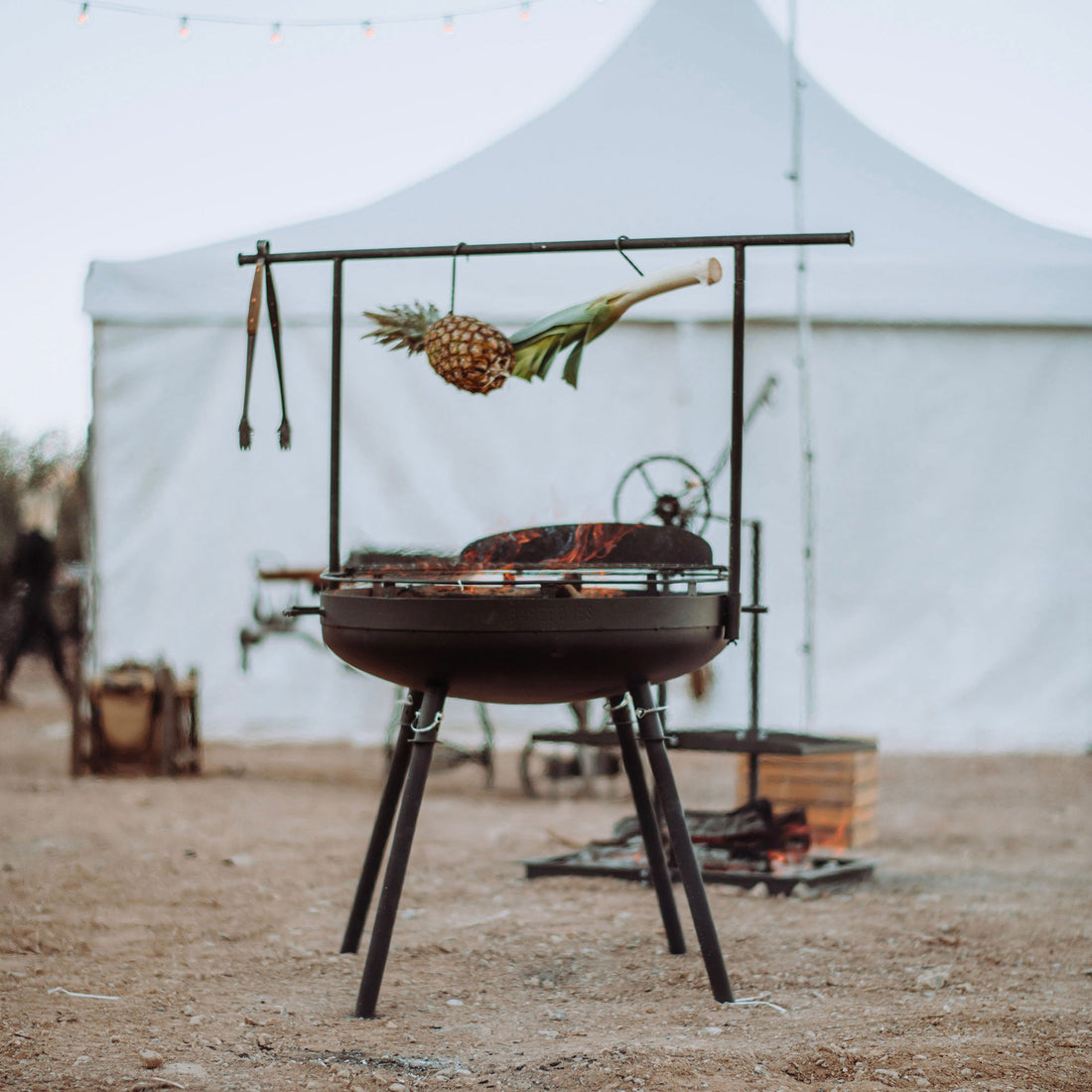 Brasero Barbecue Cowboy Fire Pit Grill 58 cm 23''- Barebones Living