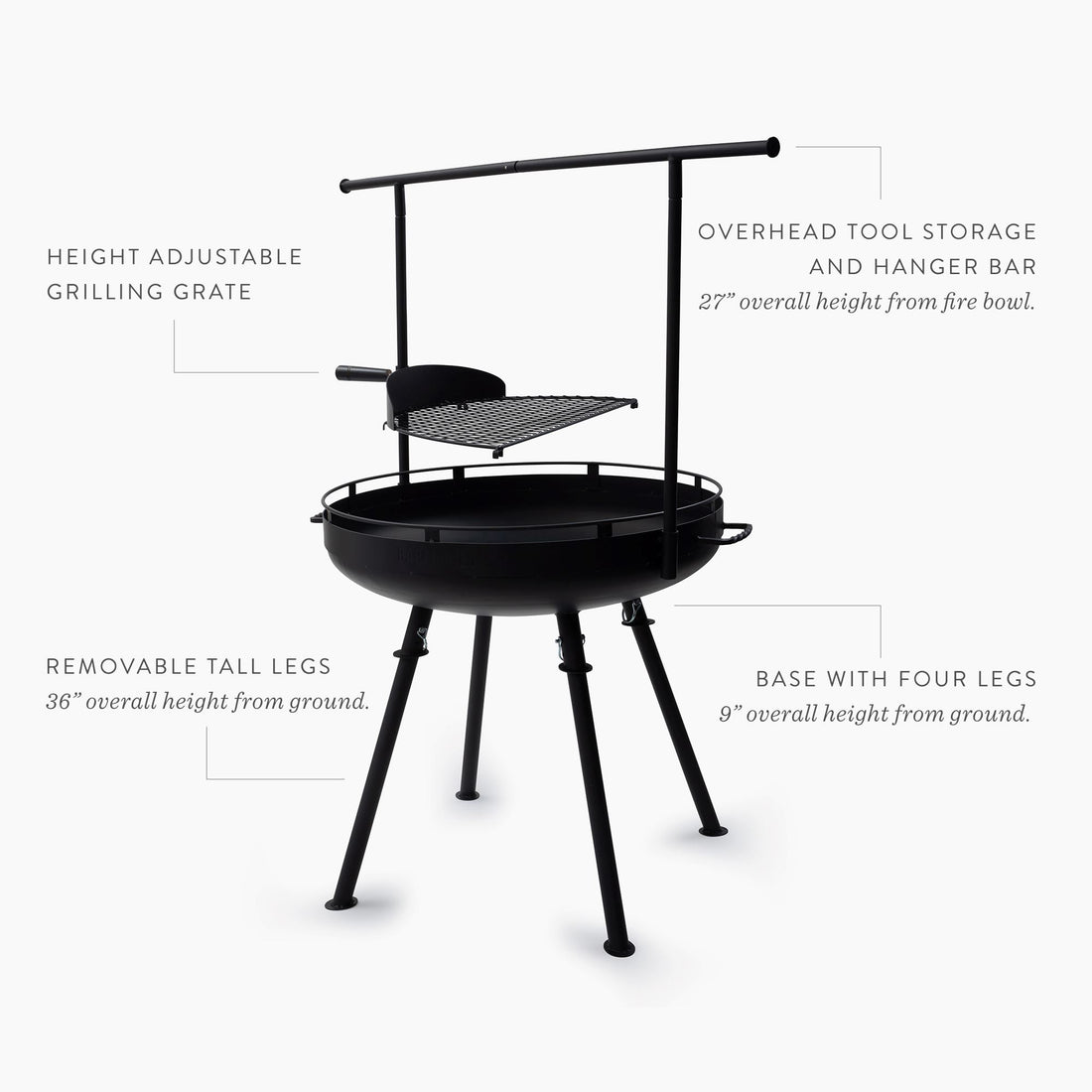 THE SUSTAINABLE ARADO GAUCHO FIRE PIT BY VARGAS BROTHERS FIRE PITS