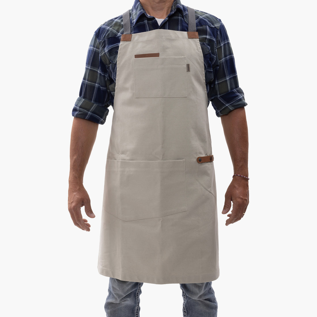 Kitchen For Pros Chef Apron High End Aprons For Men with Leather Must Have  for Grilling Tools Dad Grilling Gifts