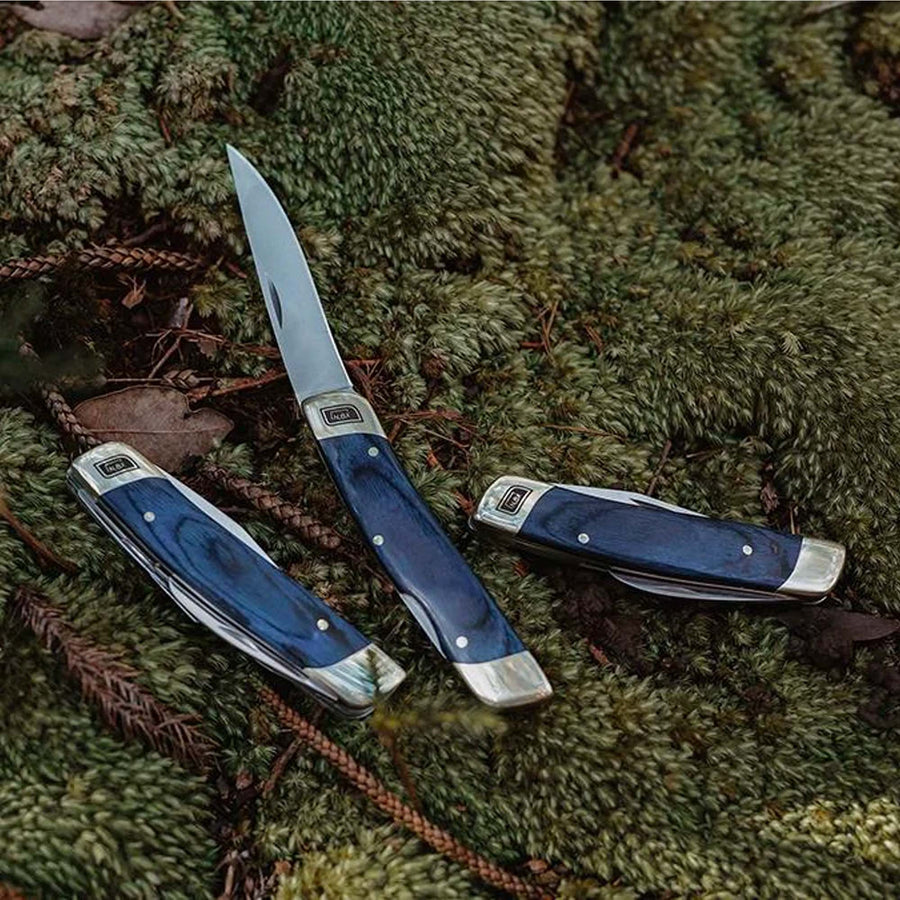 Double Blade Folding Pocket Knife