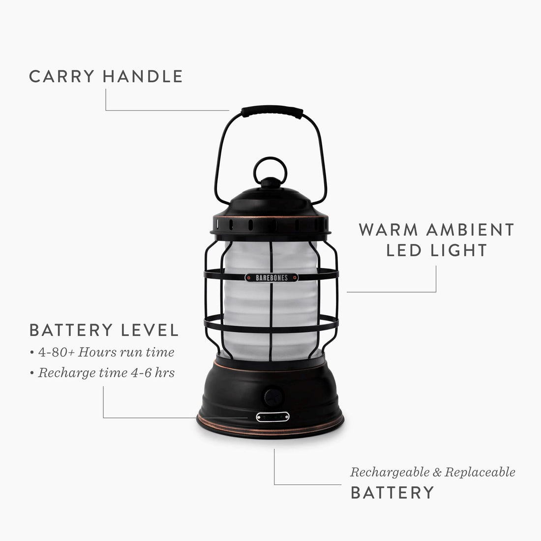 Battery Operated Vintage Style Dimmable Rusty Lantern with 12 LED's