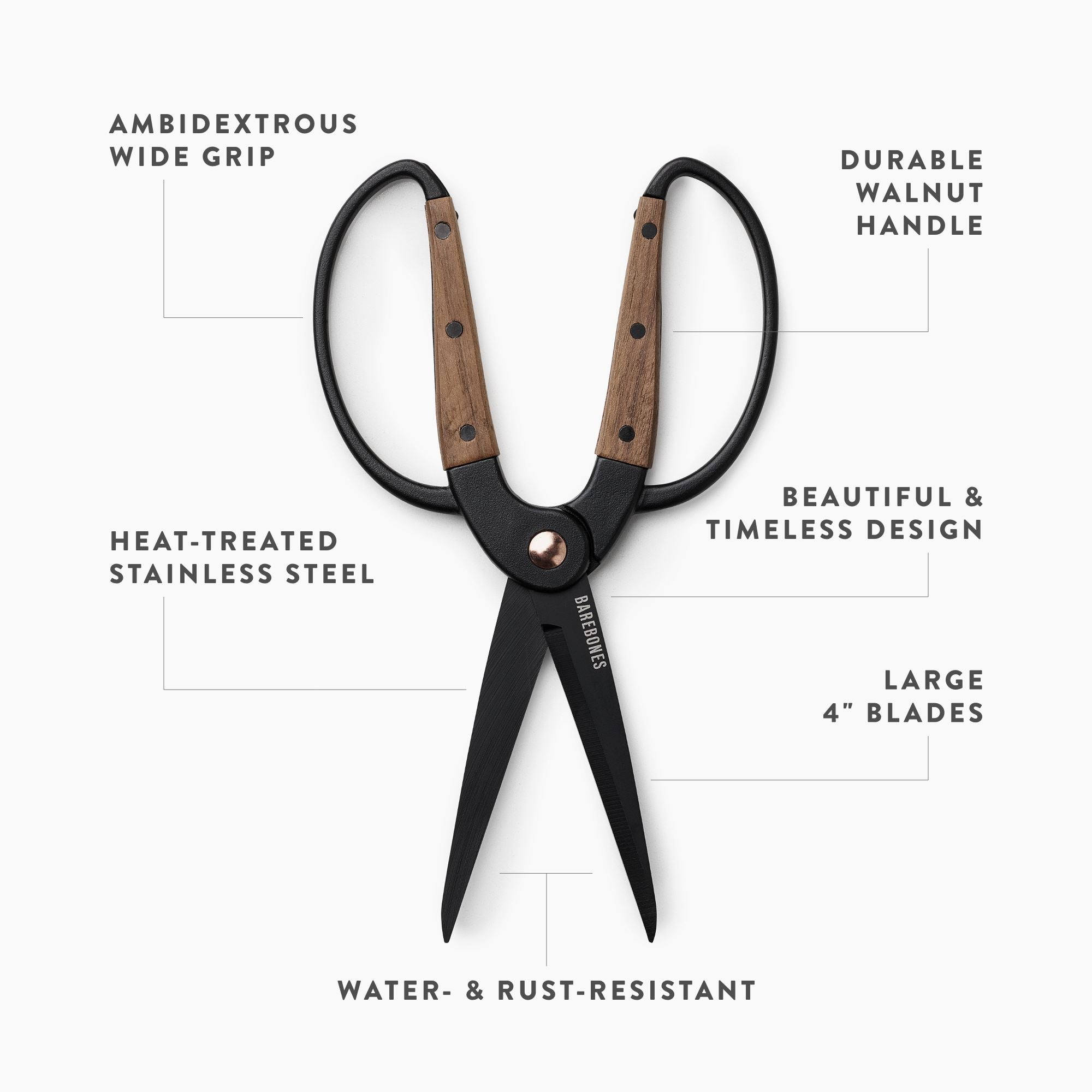 Garden Scissors - Walnut | Barebones