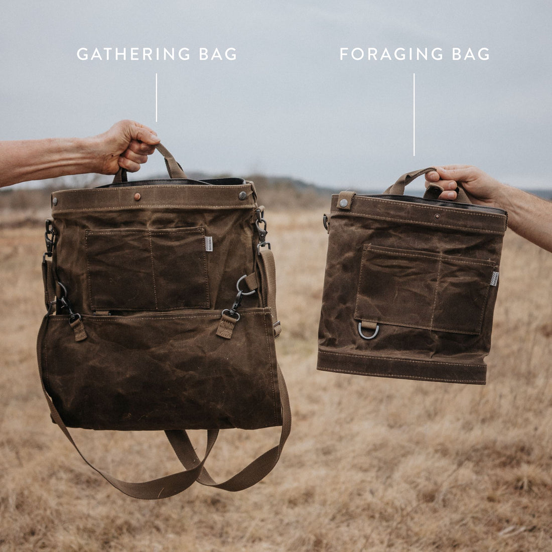 Foraging Bag - Durable Waxed Canvas | Barebones Living