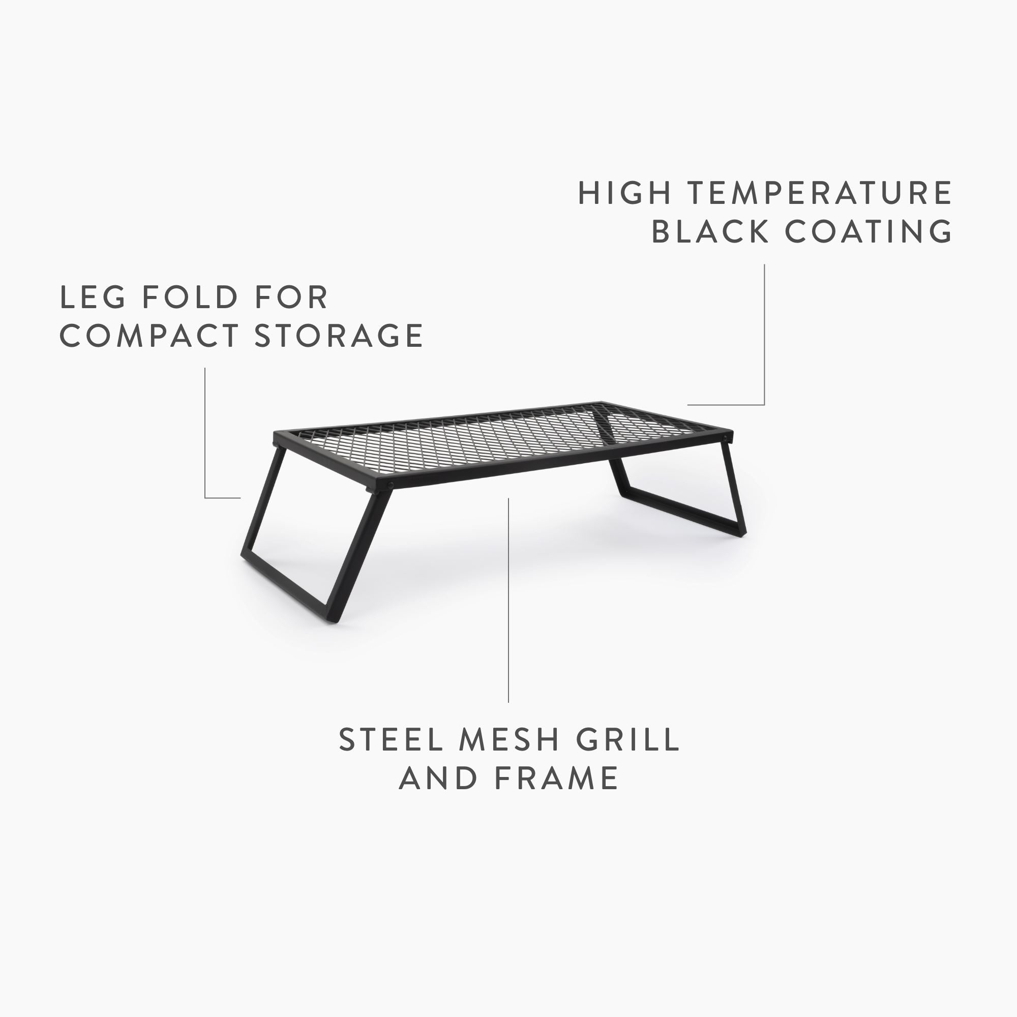 Barebones Heavy Duty Grill Grate – Rectangular