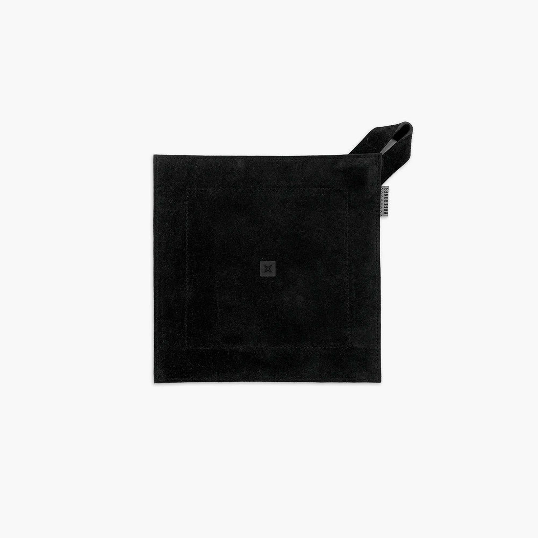 Suede Leather Hot Pad - Black