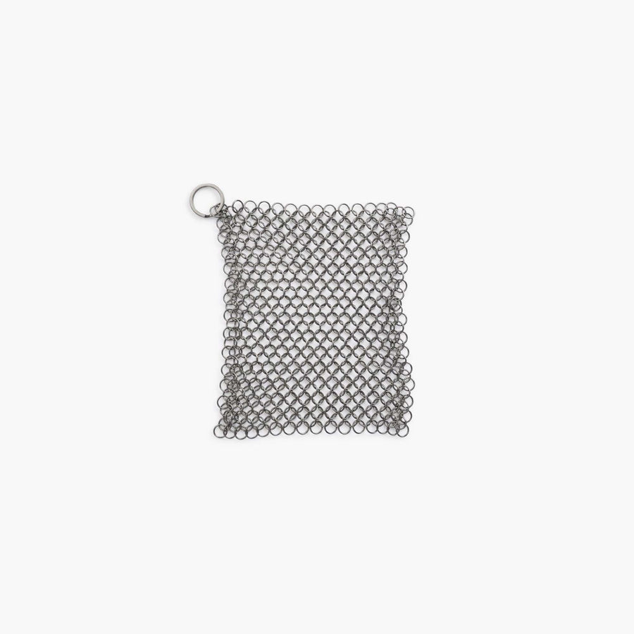 2 Pack Cast Iron Scrubber 316 Stainless Steel Rectangle Metal Cast