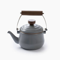 Enamel Teapot - Slate Gray