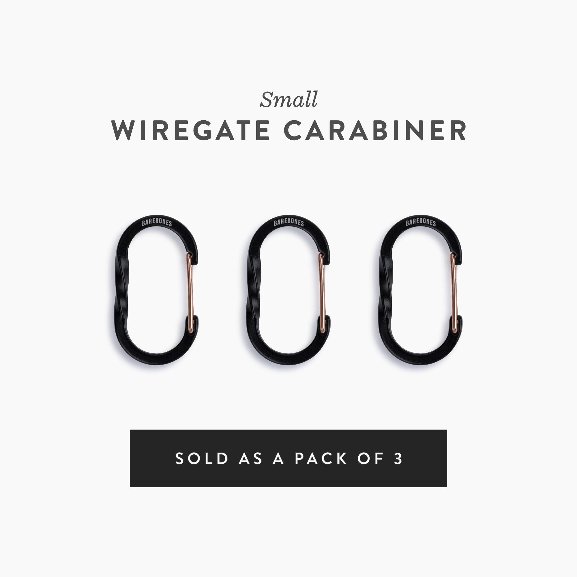 Barebones Living Wiregate Carabiners - Thumbnail 2