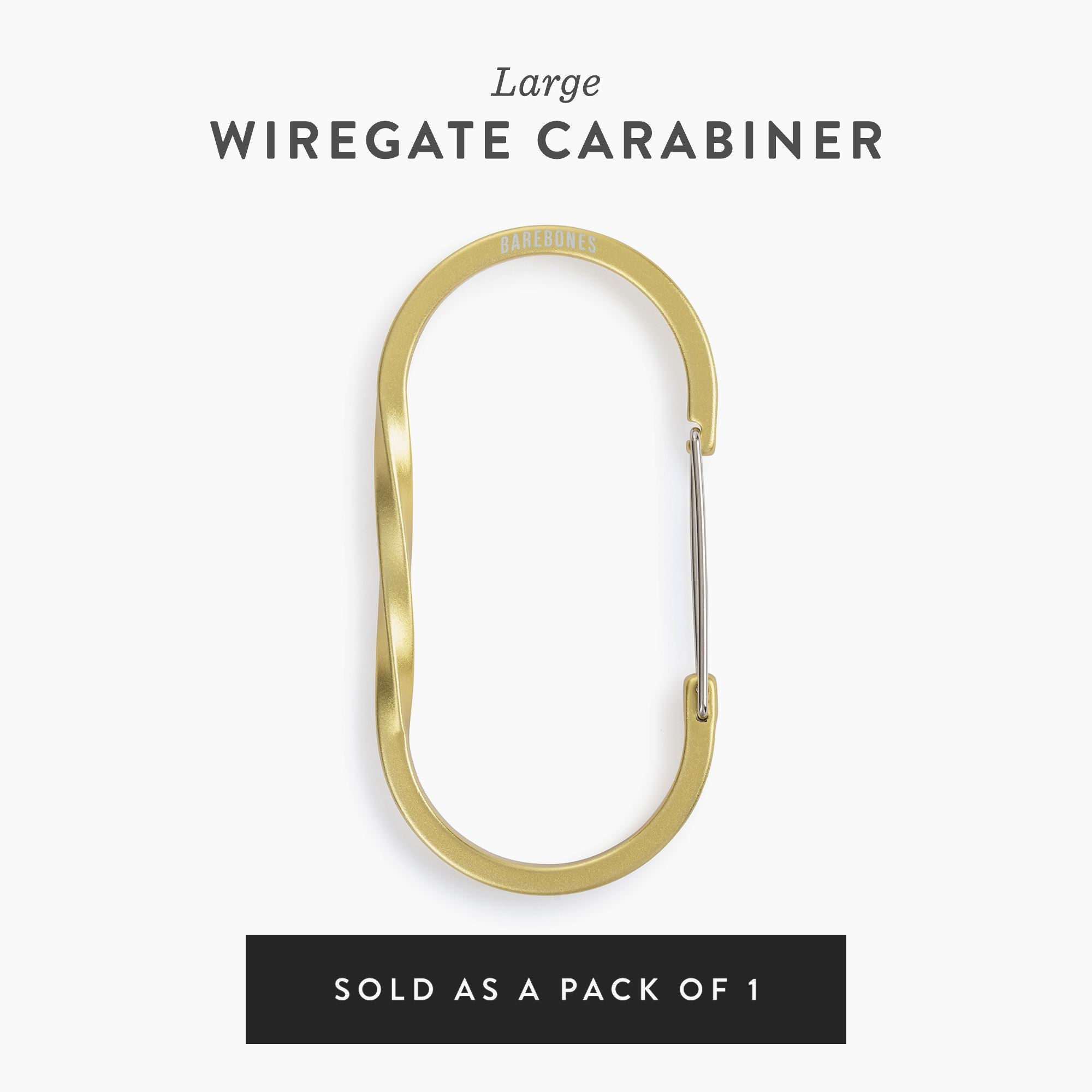 Barebones Living Wiregate Carabiners - Thumbnail 3