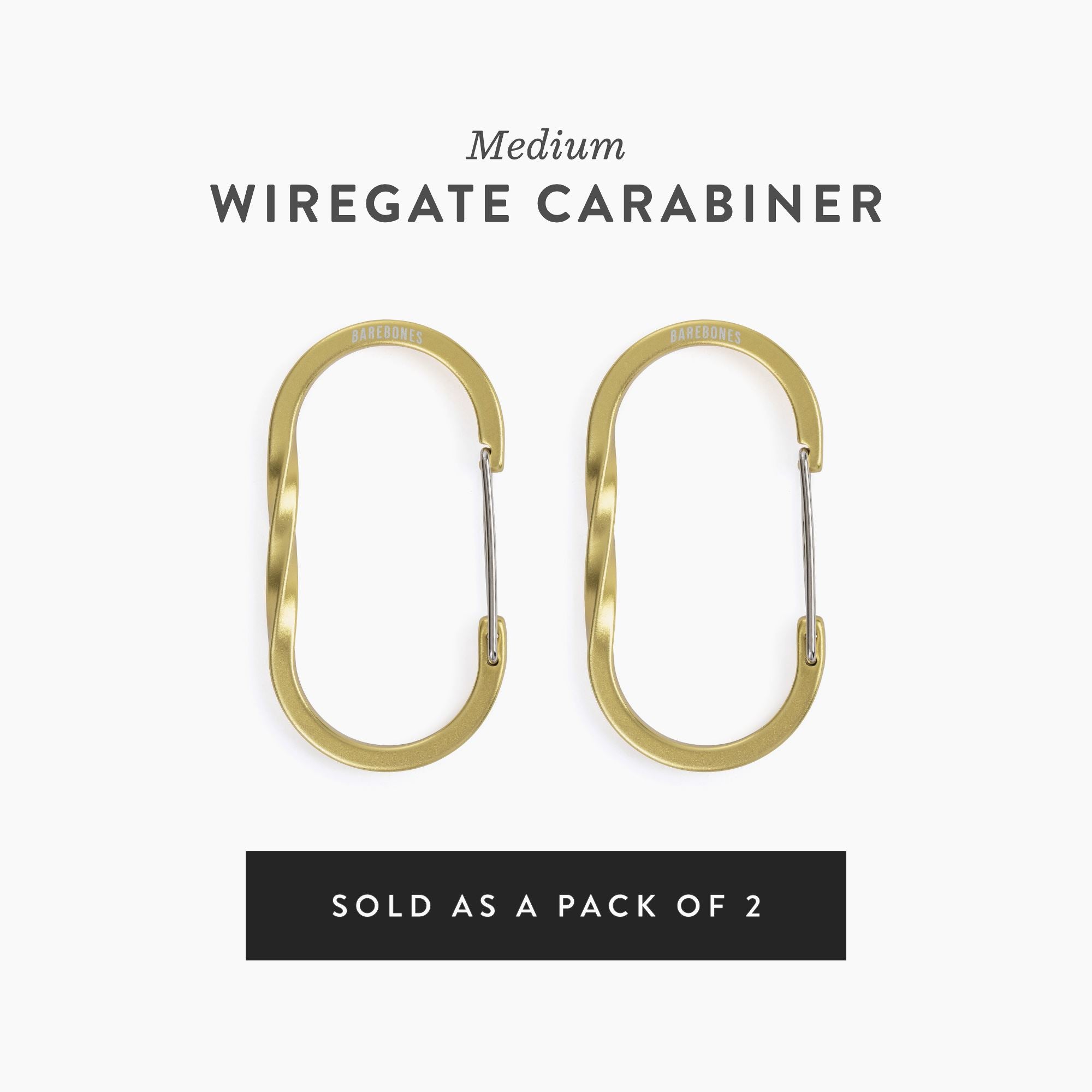 Barebones Living Wiregate Carabiners - Thumbnail 4